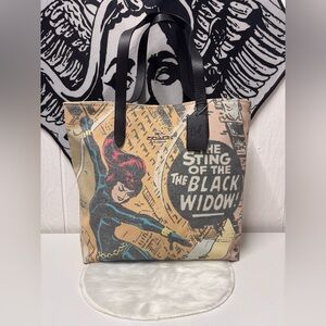 Coach x Marvel Limited Edition Black Widow Tote Bag